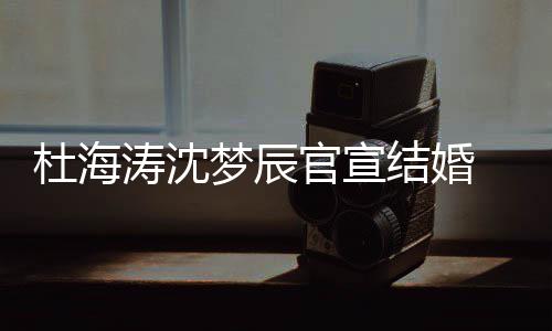 喜鹊文称杜海梦辰涛沈天官宣乖结婚叫乖 发上的