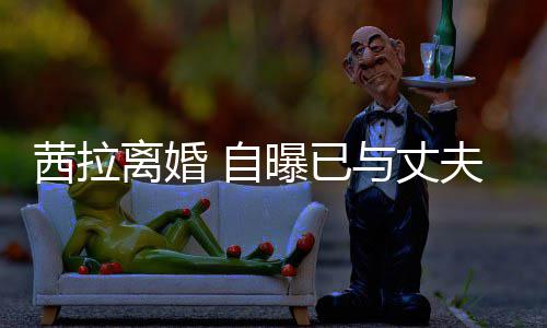 续中茜拉 自并办离婚里斯离婚理手提出曝已与丈夫哈
